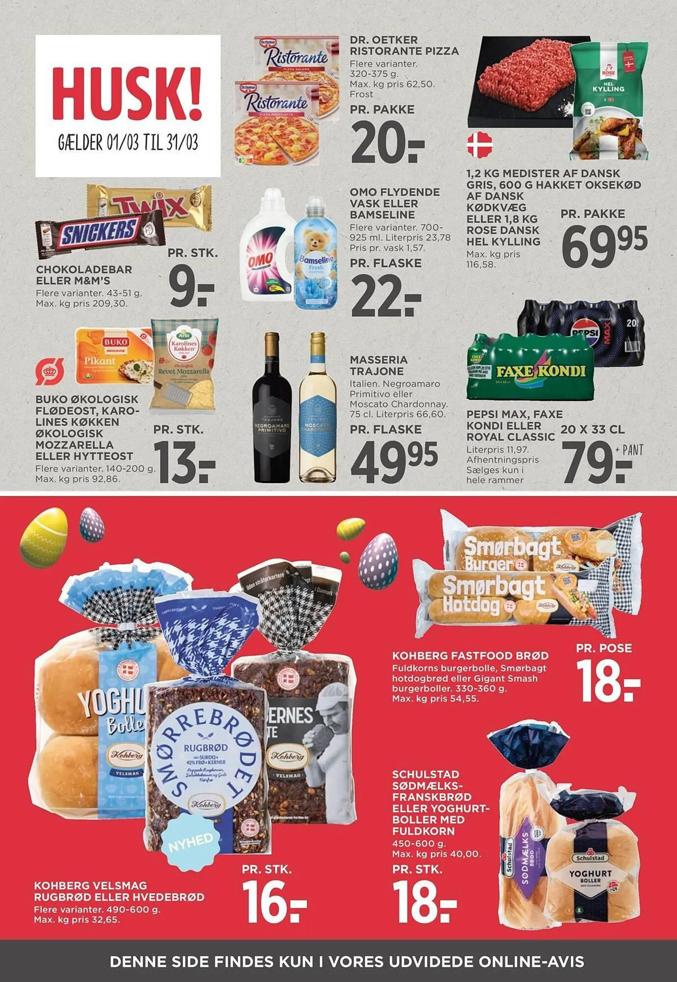 Meny kundeavis fra 13. mars til 19. mars 2026 - kundeavisside 11