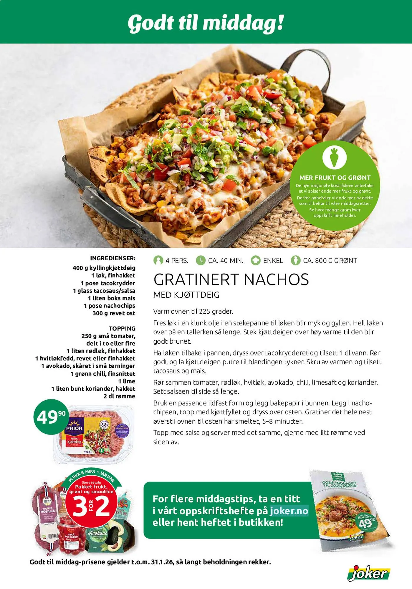 Nærbutikken kundeavis fra 1. januar til 31. januar 2026 - kundeavisside 15