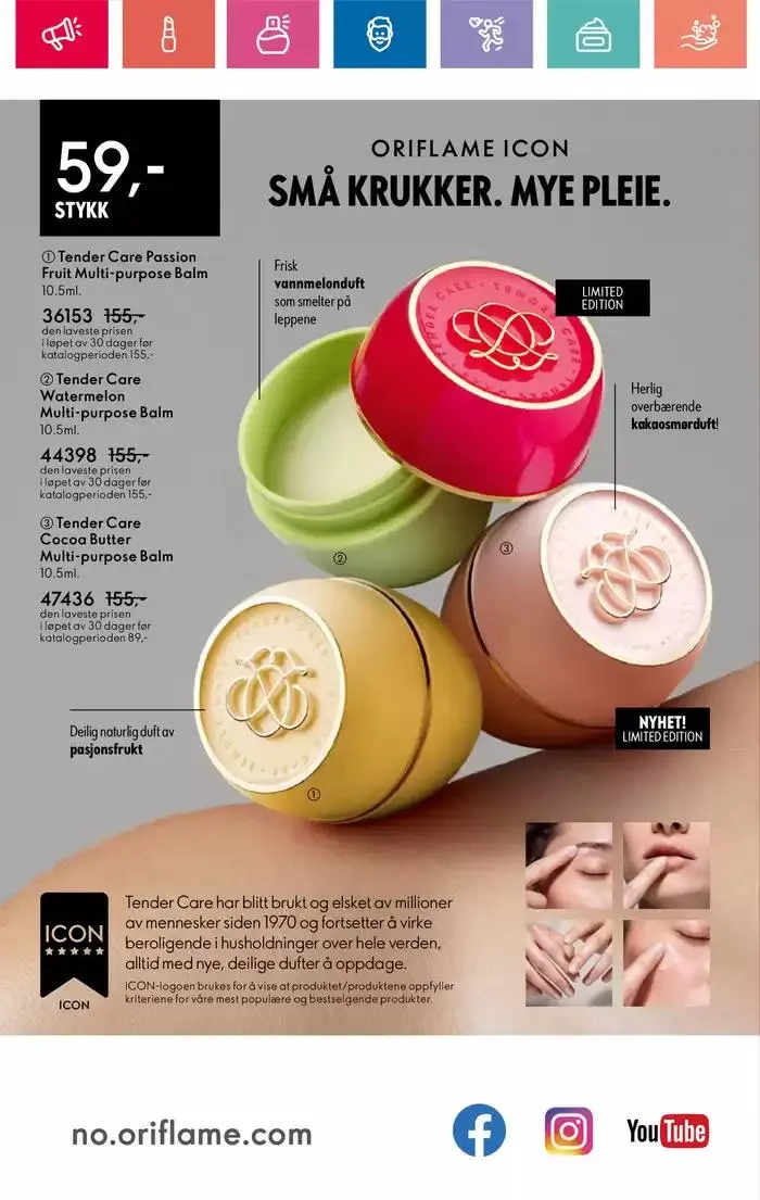 ORIFLAME Kundeavis fra 31. oktober til 14. november 2024 - kundeavisside 180