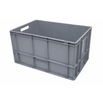 PLASTBOKS GAMMA WOPLA GRÅ 60L LUKKET