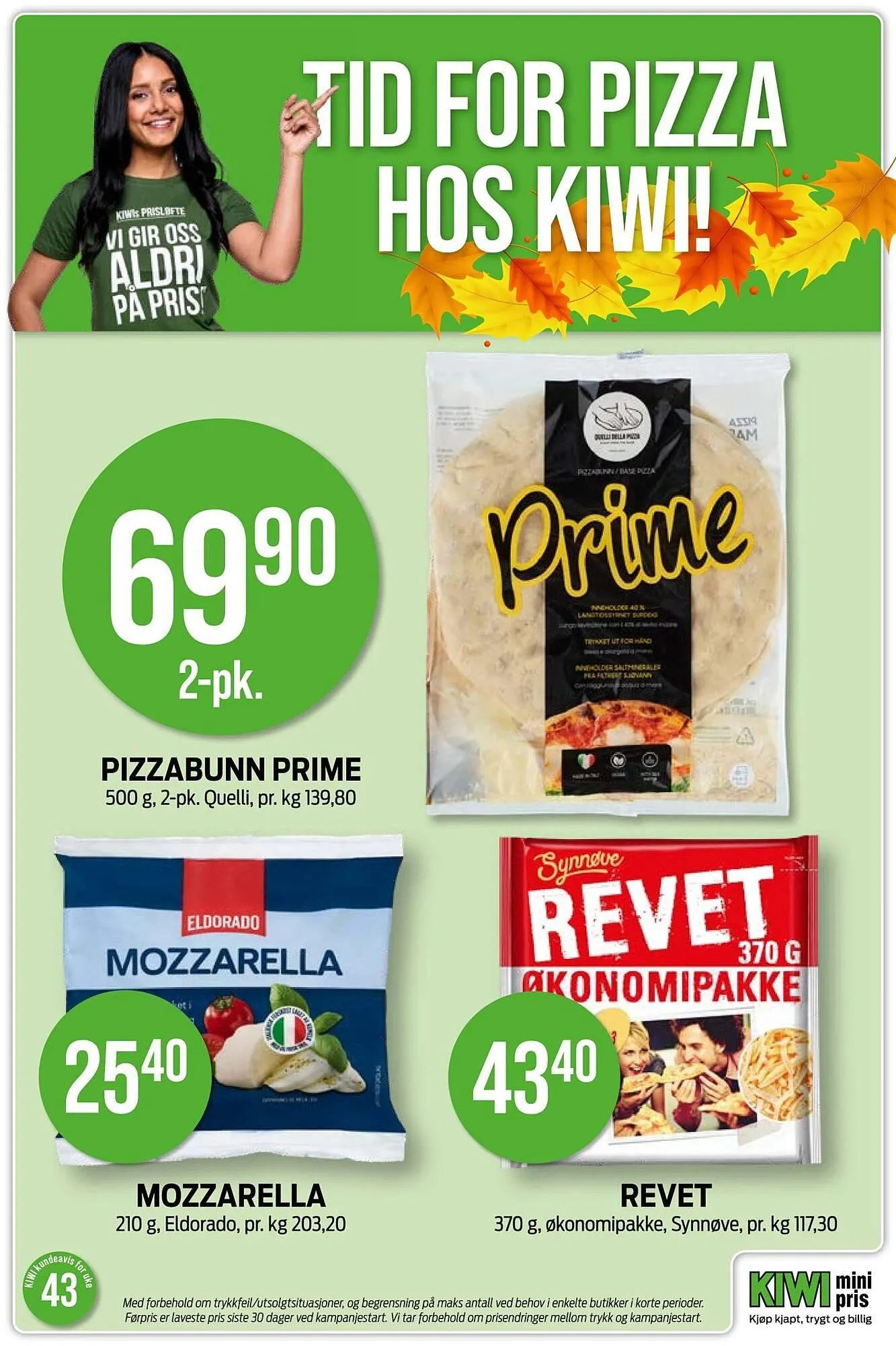 Kiwi kundeavis fra 20. oktober til 26. oktober 2025 - kundeavisside 13