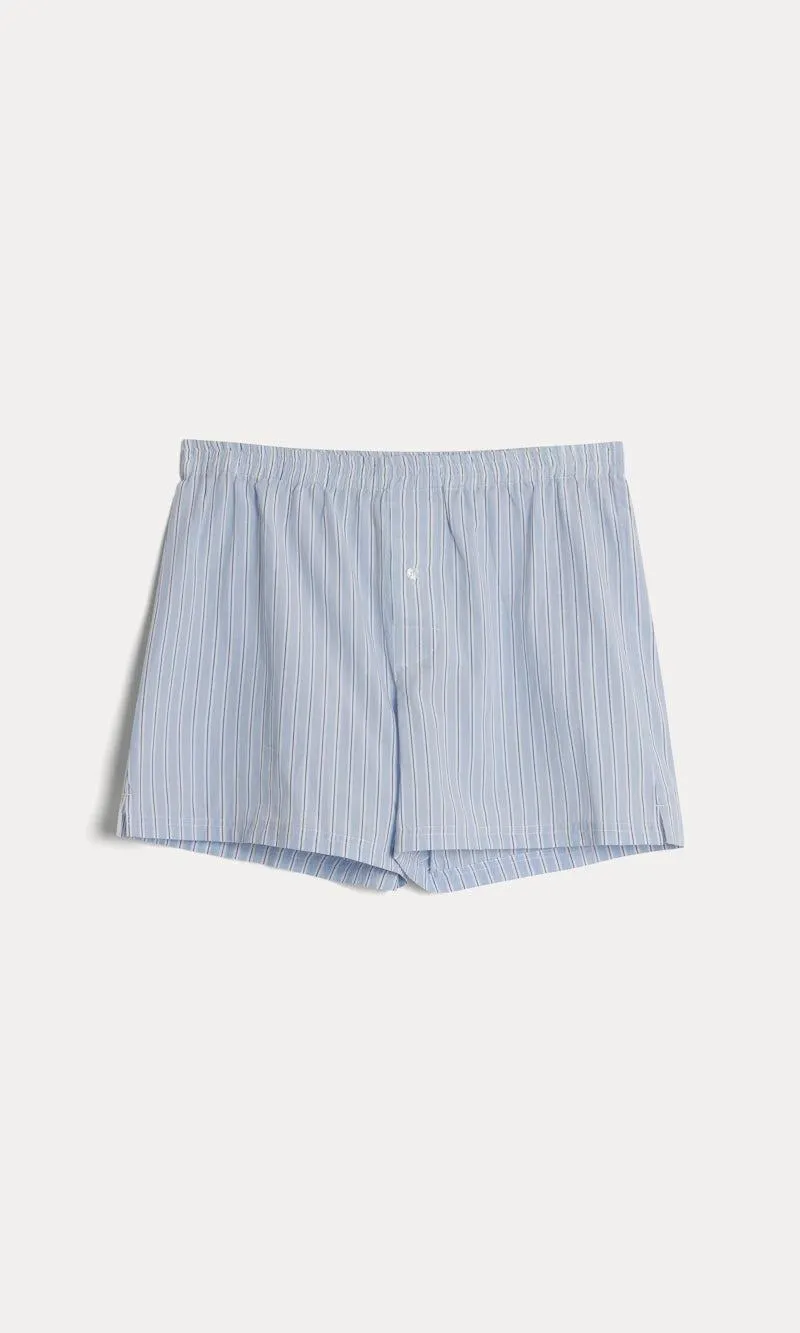 Vevd boxershorts i 100% bomull