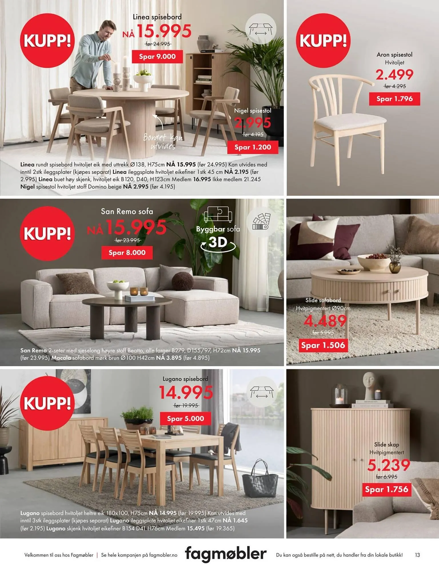 Fagmøbler kundeavis fra 1. januar til 1. februar 2026 - kundeavisside 13