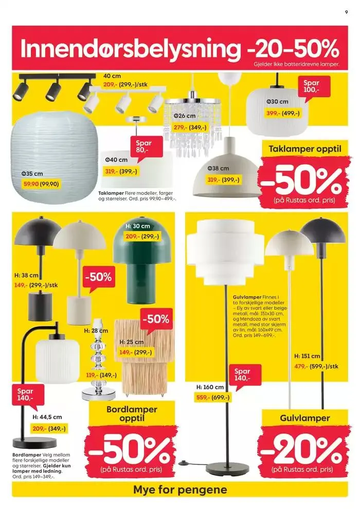 Rusta Kundeavis fra 30. desember til 13. januar 2025 - kundeavisside 9