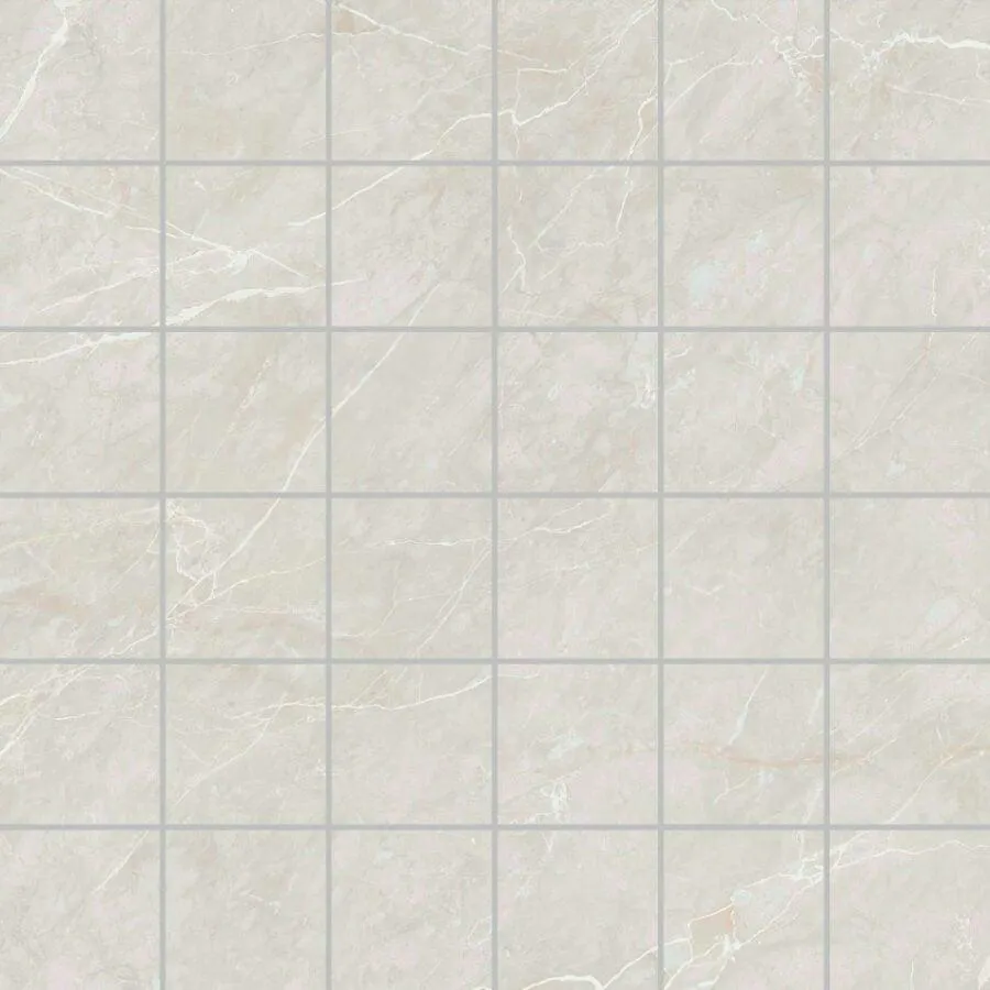 Belvedere Ivory mosaikk 5×5/30x30cm