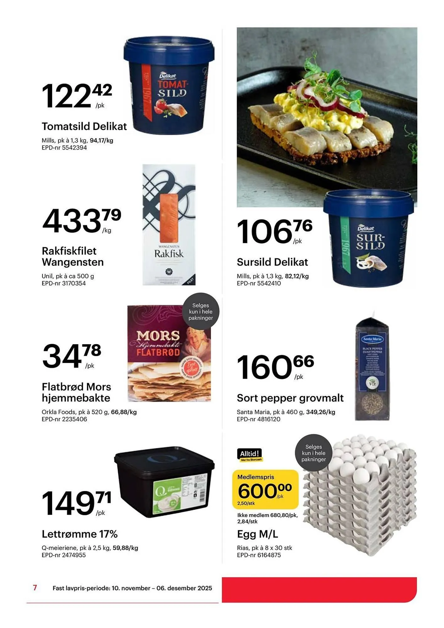 Storcash kundeavis fra 10. november til 6. desember 2025 - kundeavisside 7