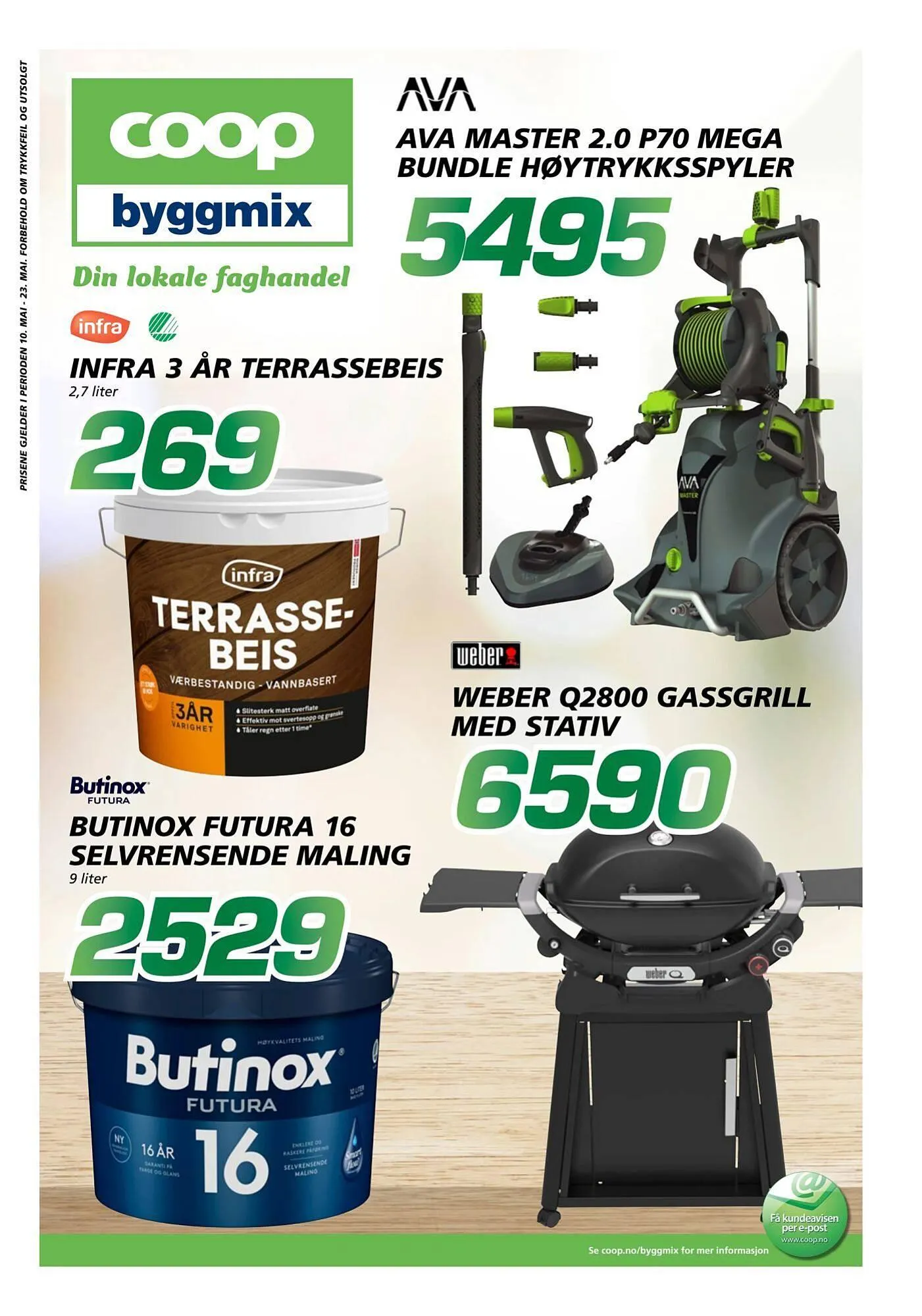 Coop Byggmix kundeavis fra 10. mai til 24. mai 2026 - kundeavisside 1