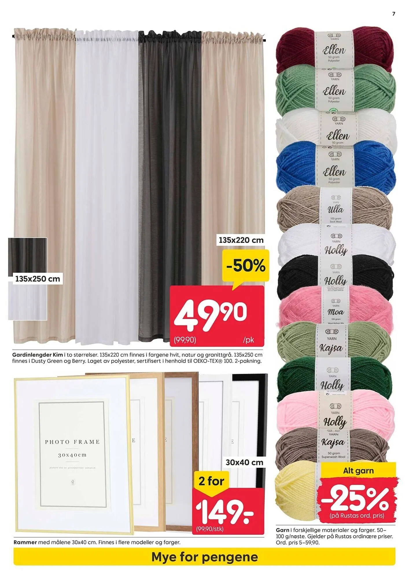 Rusta kundeavis fra 5. januar til 11. januar 2026 - kundeavisside 7