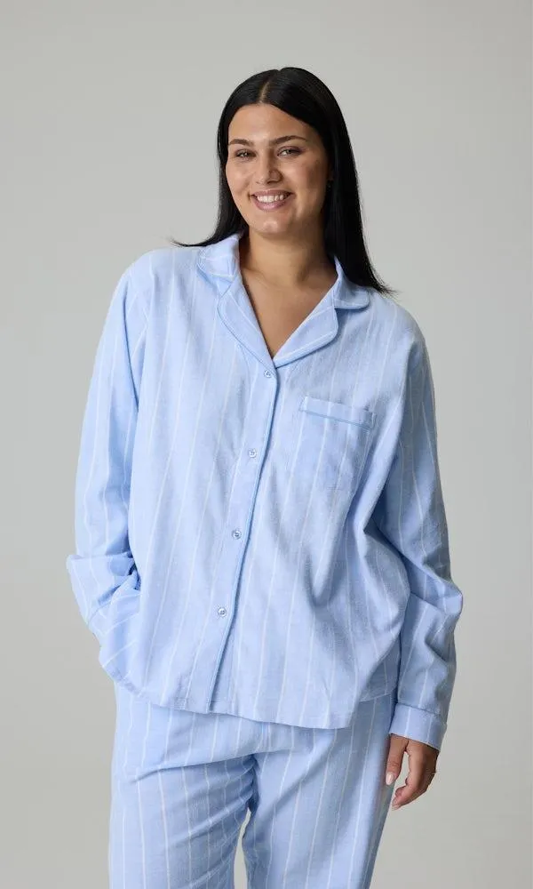 Pyjamasskjorte i flanell