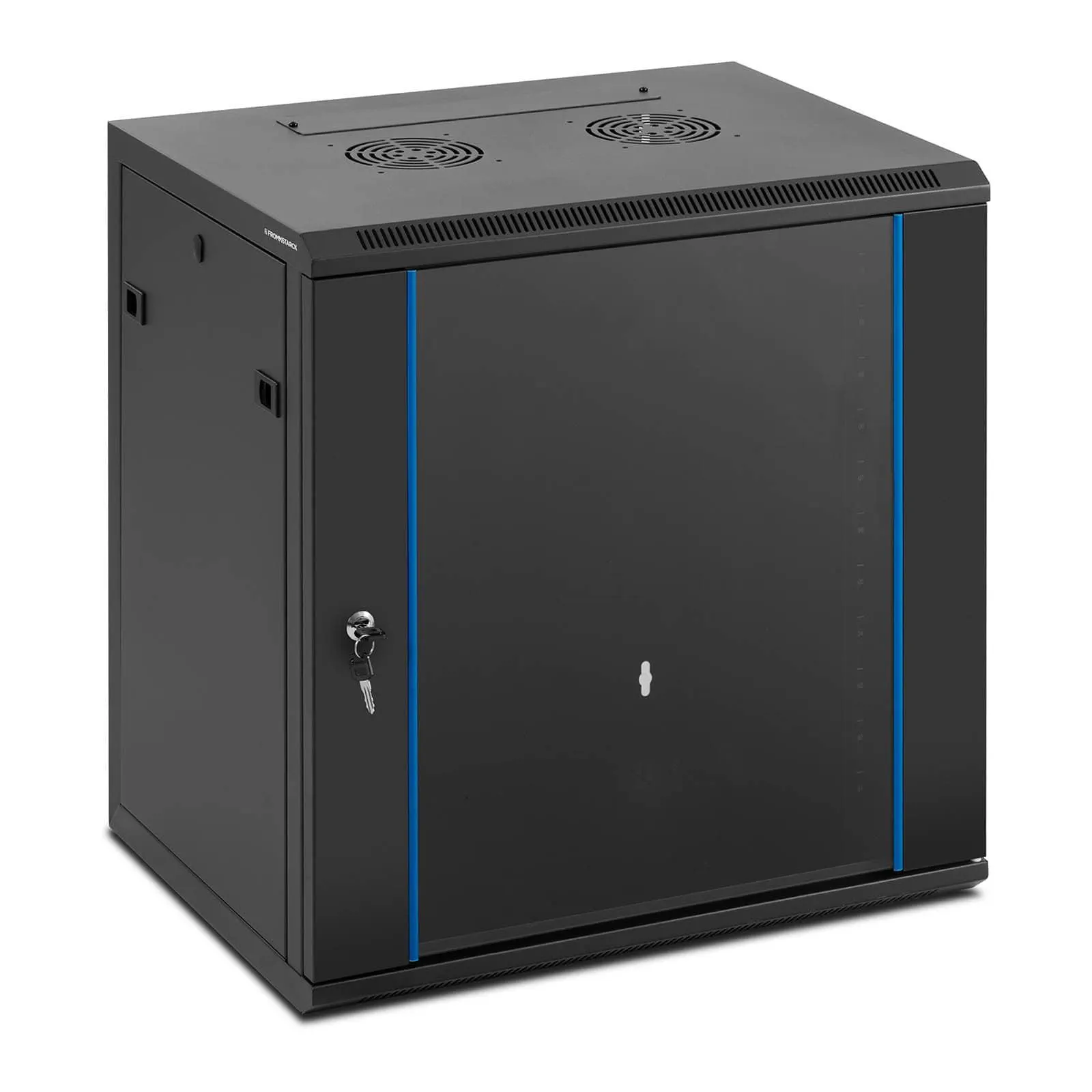 Rack-kabinett - 19 tommer - 12 U - låsbart - opptil 60 kg - Black
