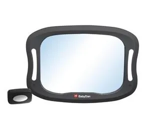 BabyDan Baksetespeil med LED-lys