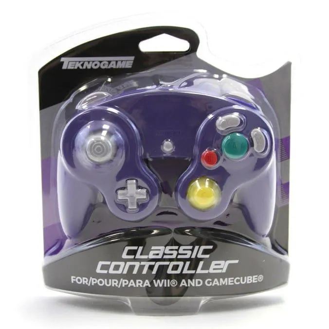 Teknogame Gamecube Controller Purple