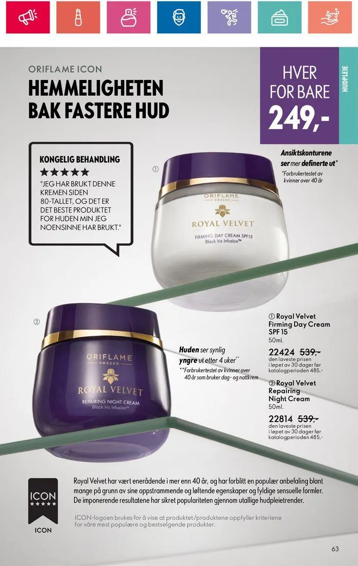 ORIFLAME Kundeavis fra 20. juni til 4. juli 2024 - kundeavisside 63