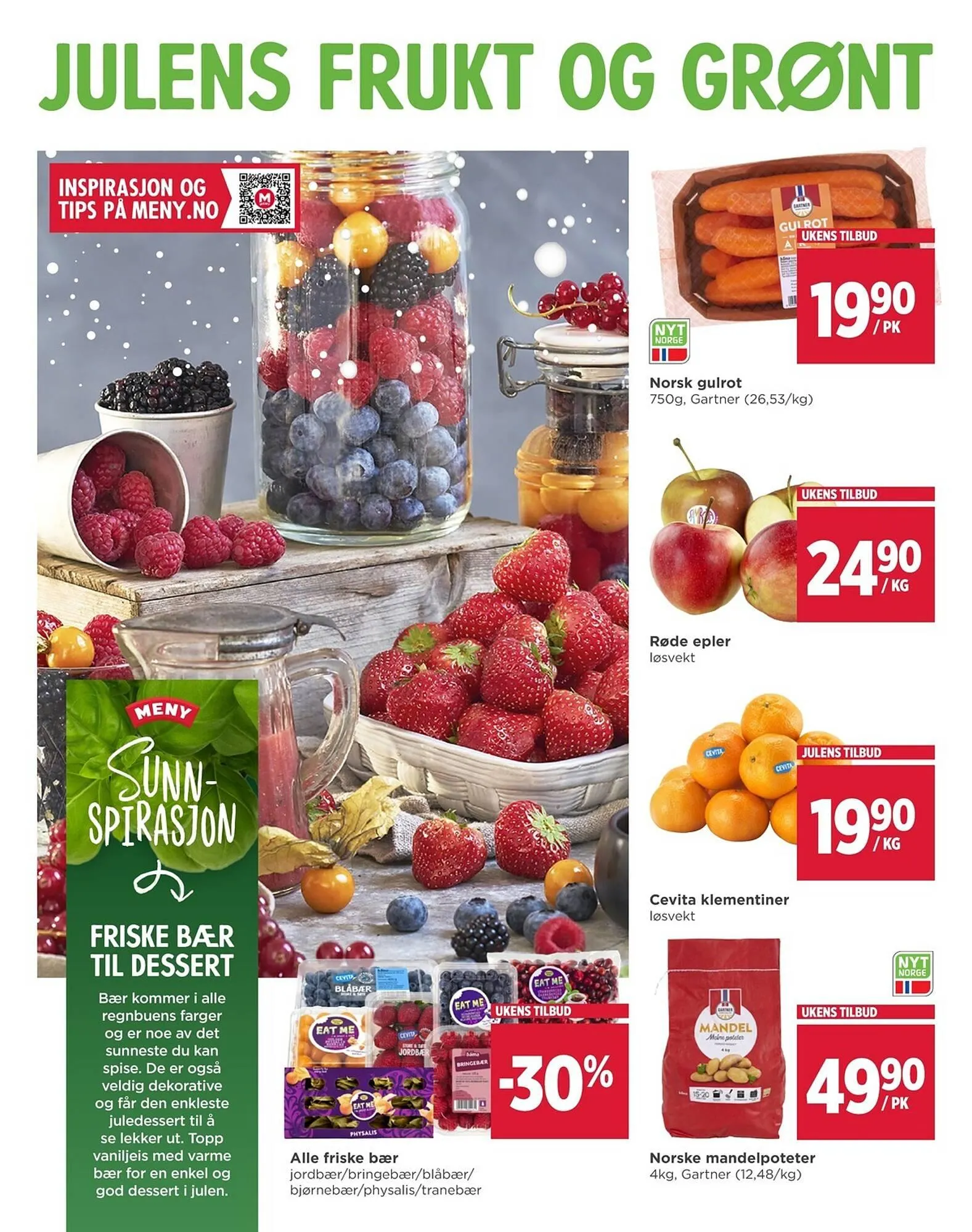 Meny kundeavis fra 14. desember til 24. desember 2025 - kundeavisside 9