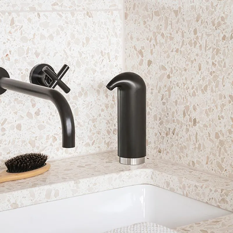 Såpedispenser 18 cm matt svart