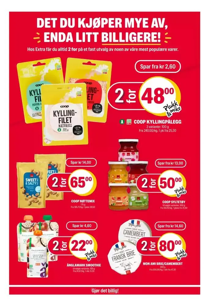 Flotte rabatter på utvalgte produkter fra 3. februar til 9. februar 2025 - kundeavisside 19