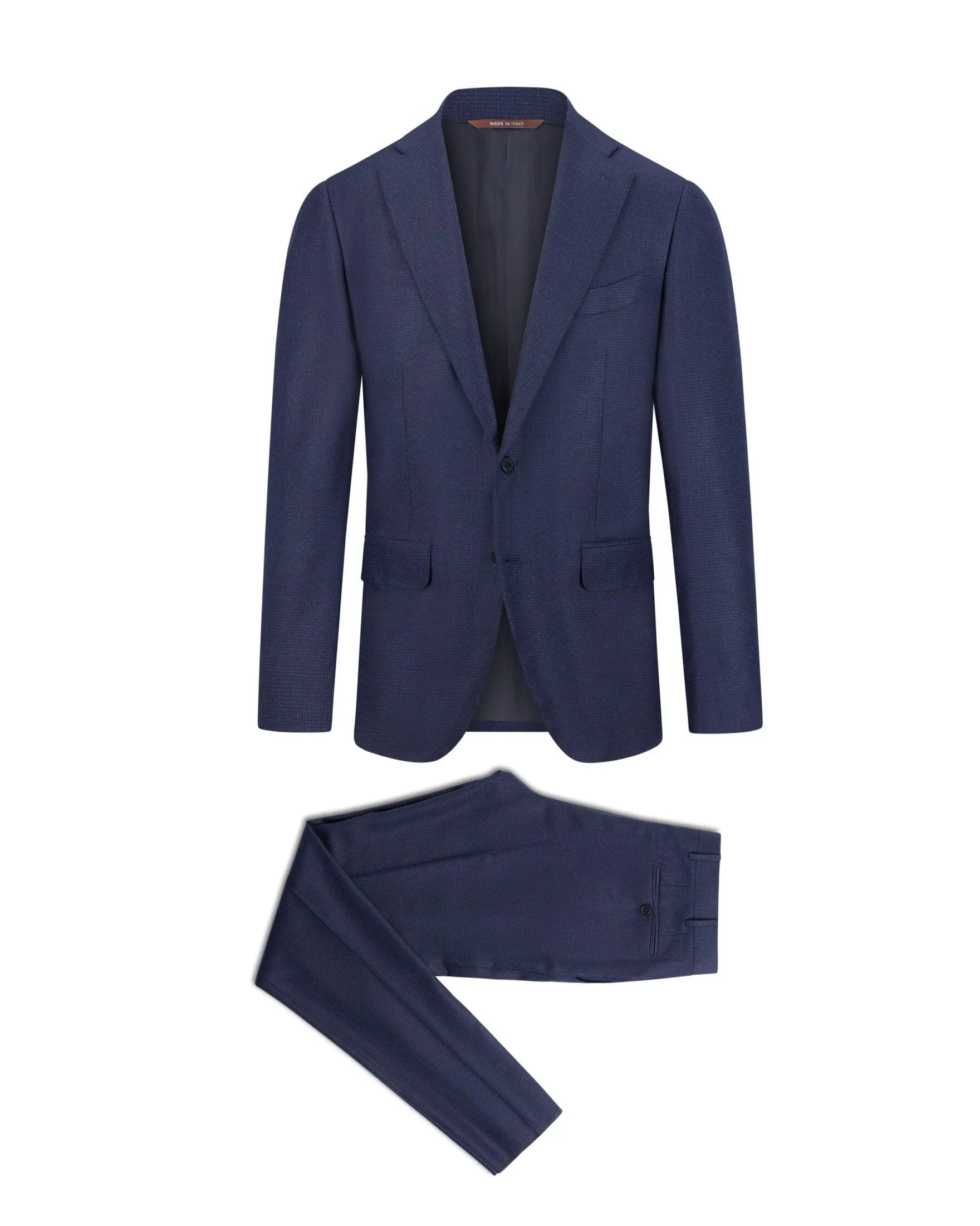 Stretch Wool Suit – Blå