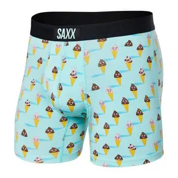 Saxx Vibe Boxer Ice Cream Surprise-Aqua