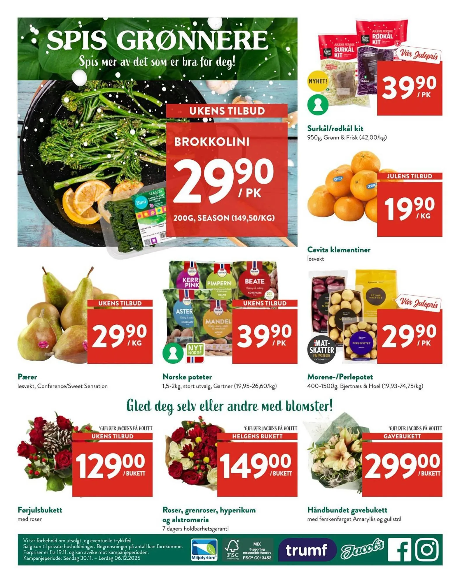 Jacobs kundeavis fra 30. november til 6. desember 2025 - kundeavisside 8