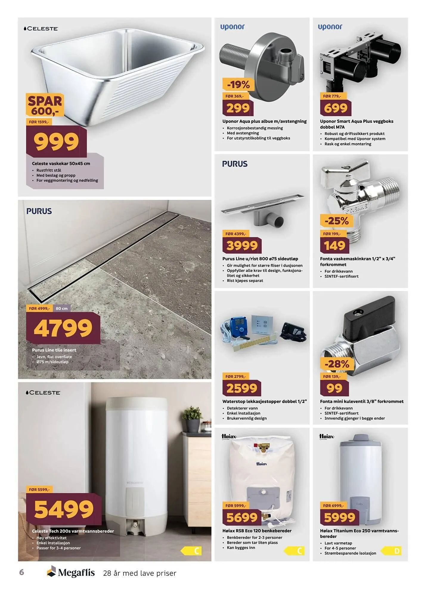 Megaflis kundeavis fra 16. mars til 7. april 2026 - kundeavisside 6