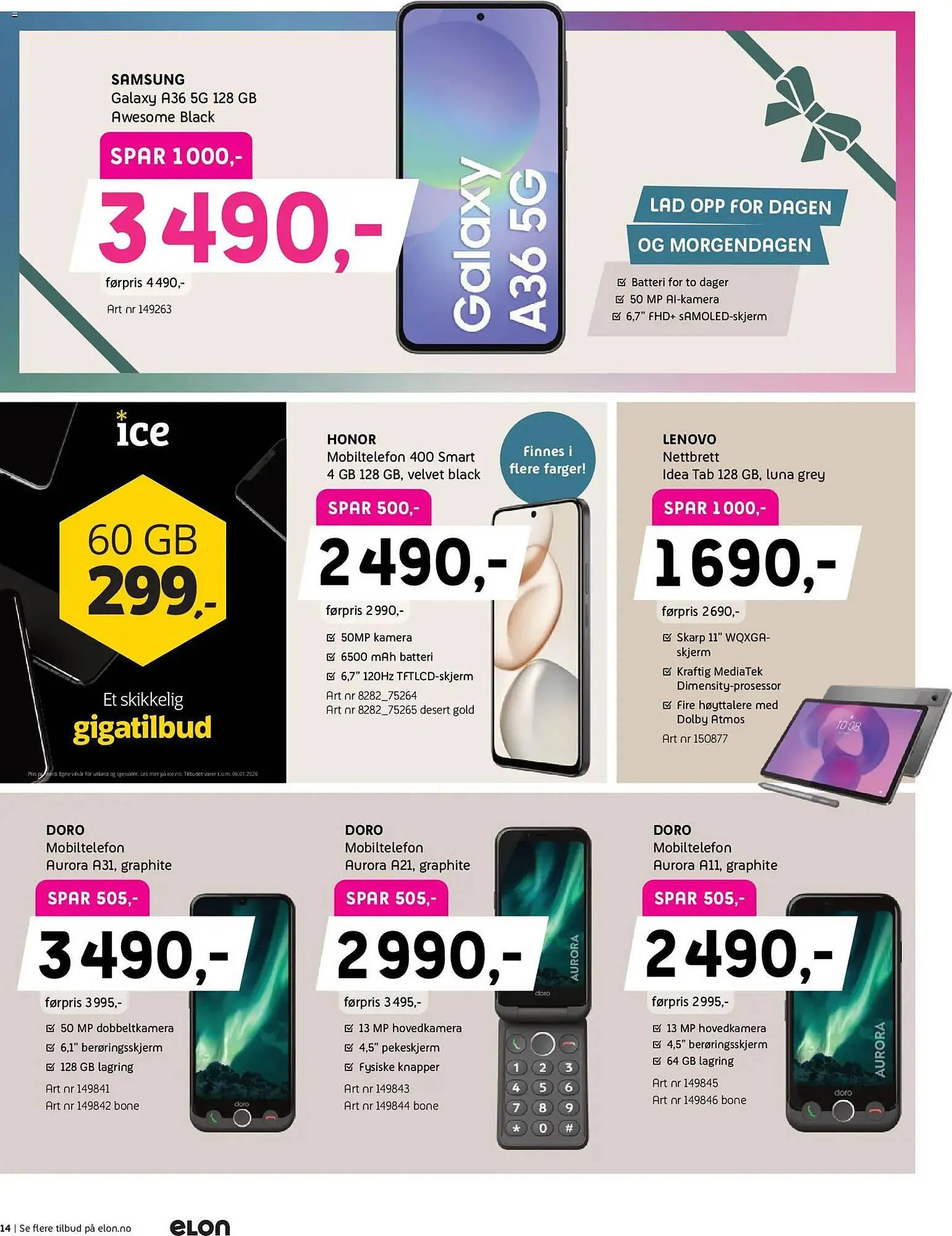 ELON kundeavis fra 8. desember til 23. desember 2025 - kundeavisside 14