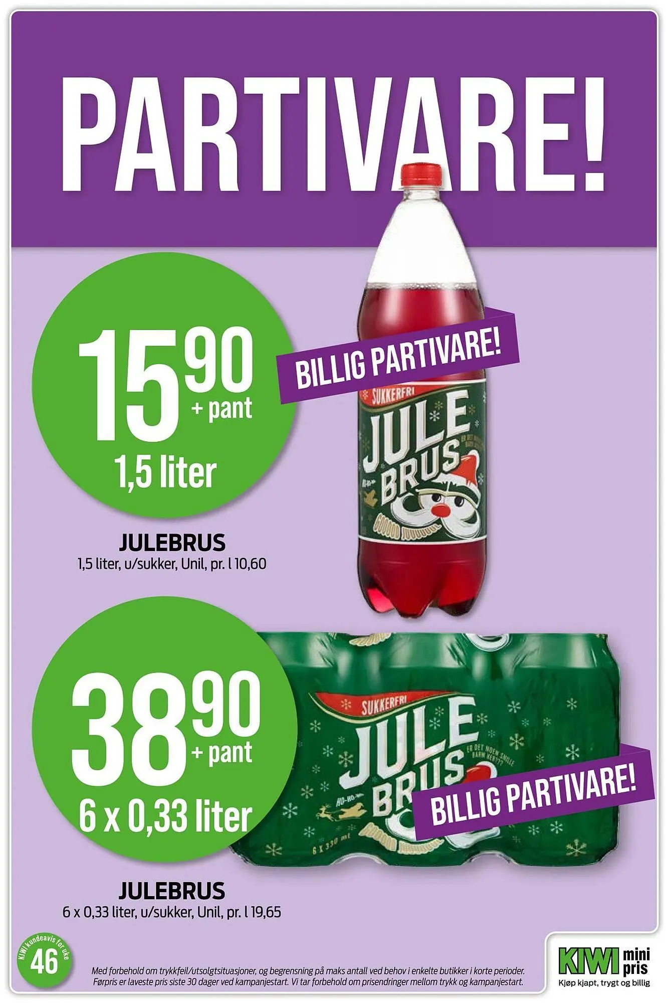 Kiwi kundeavis fra 10. november til 16. november 2025 - kundeavisside 8