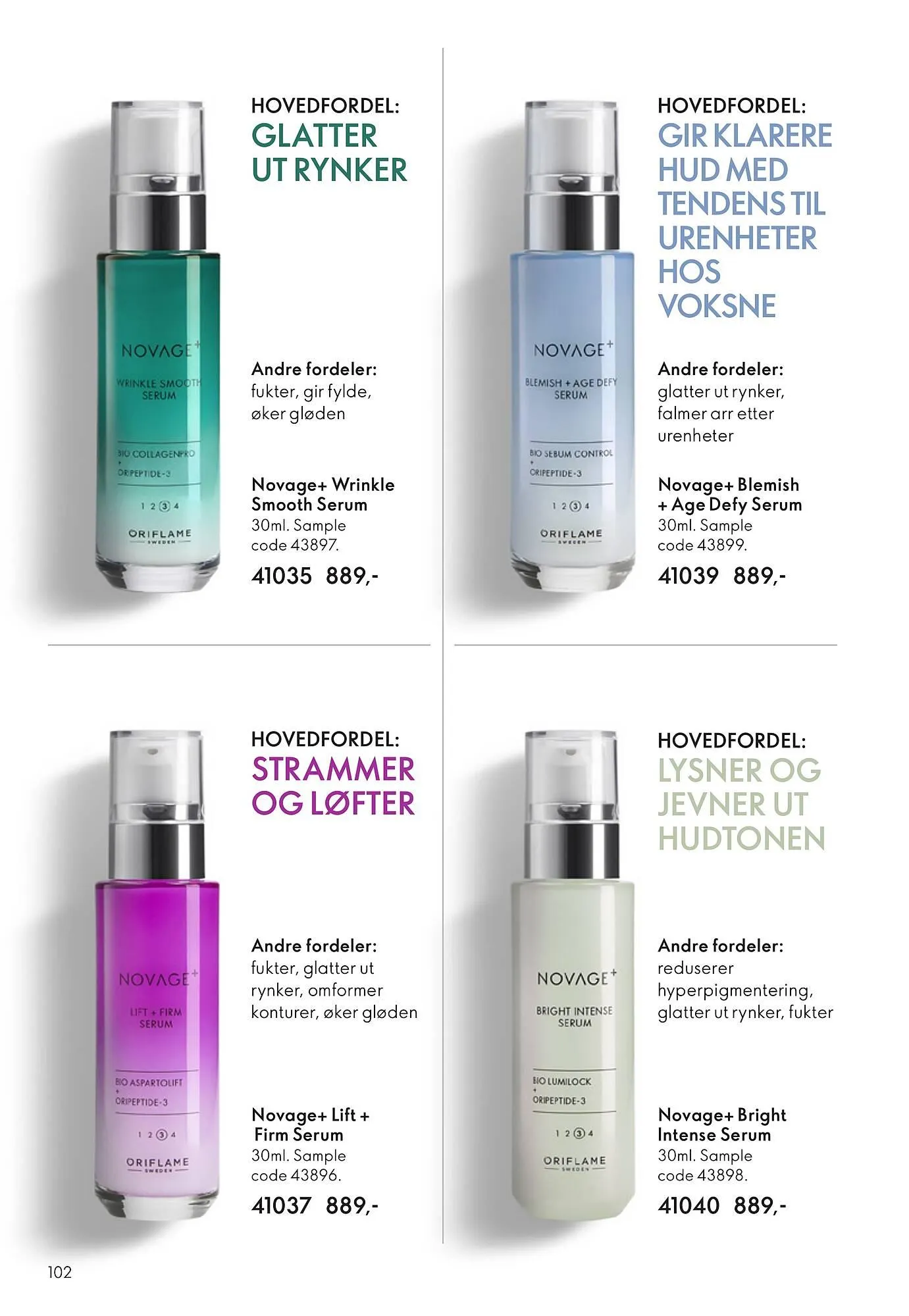 Oriflame katalog fra 2. desember til 9. desember 2025 - kundeavisside 102