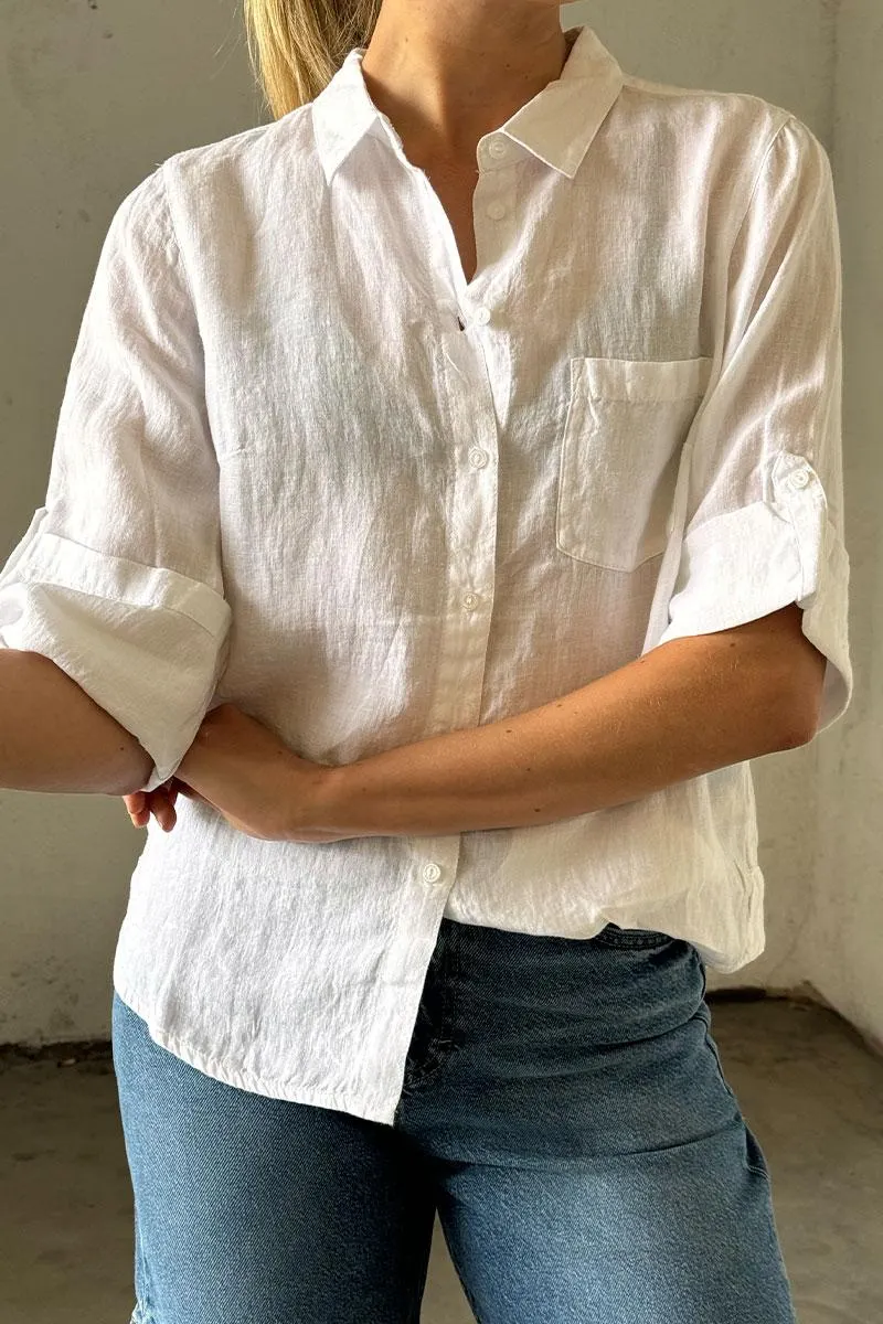 Cindie PW Shirt Bright White