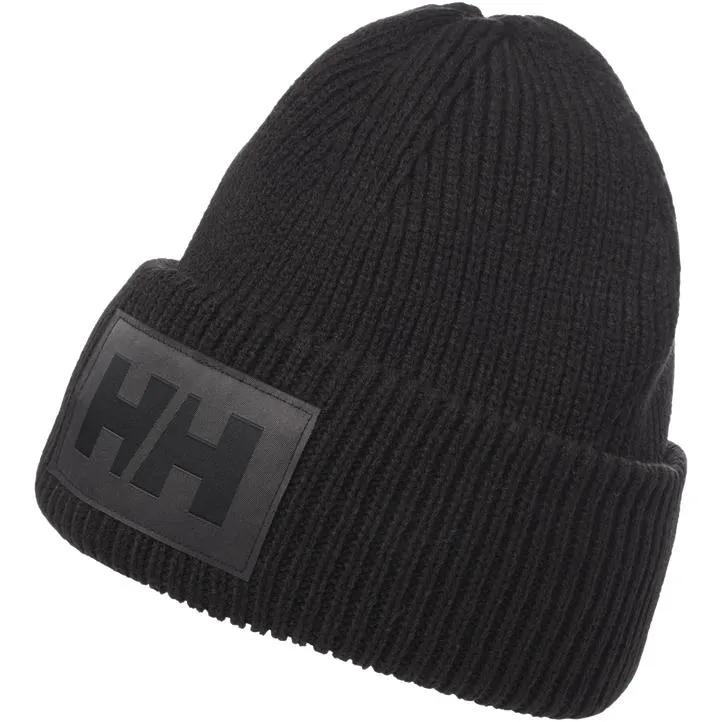 HH Box Beanie, lue unisex, Svart