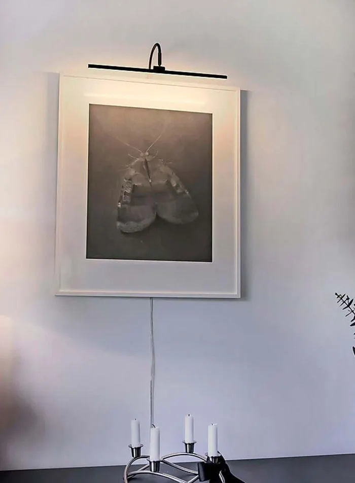 Miro maleribelysning m/dimmer - matt sort