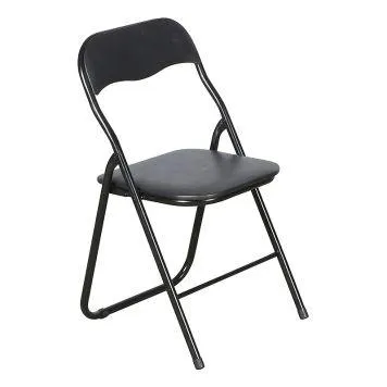 KLAPPSTOL MED PUTE SVART