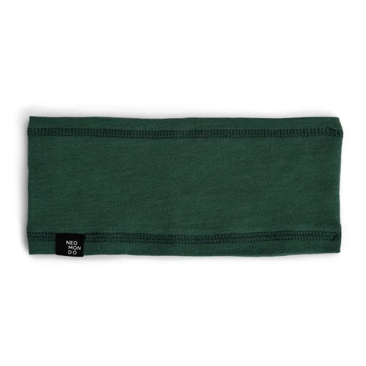 Kiruna Basic Headband, pannebånd, unisex, Mørk grønn