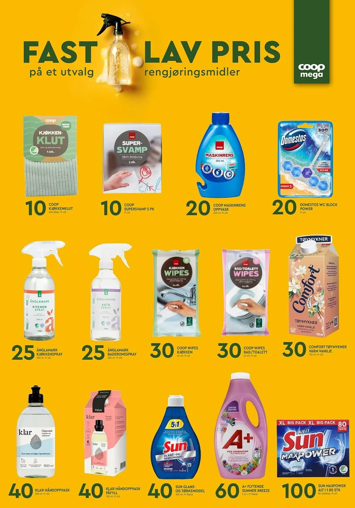 Coop Mega kundeavis fra 16. mars til 21. mars 2026 - kundeavisside 10
