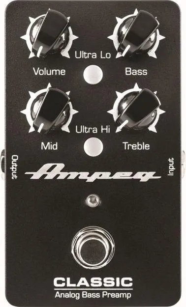 Ampeg Classic Analog Bass Preamp Pedal