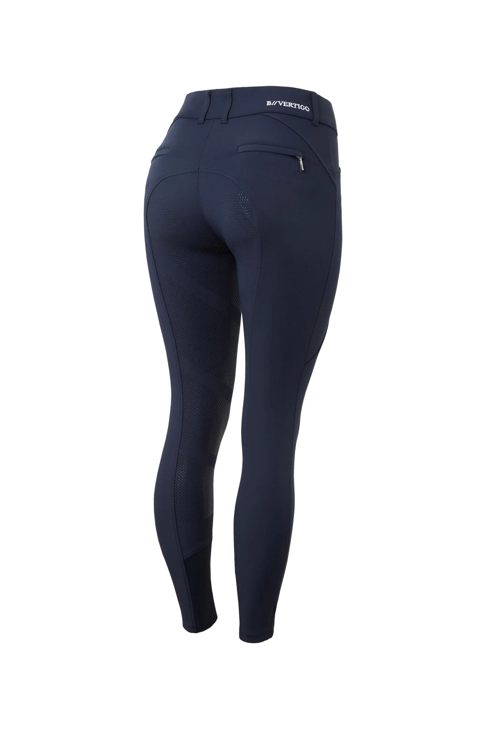 B Vertigo Davina helforsterkede ridebukse med mellomhøyt liv og telefonlomme, dame
