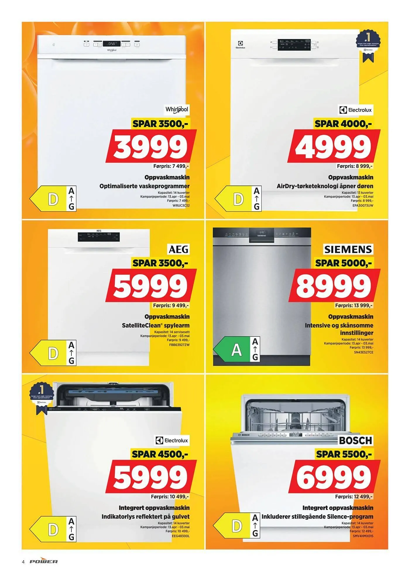 POWER kundeavis fra 20. april til 27. april 2026 - kundeavisside 4