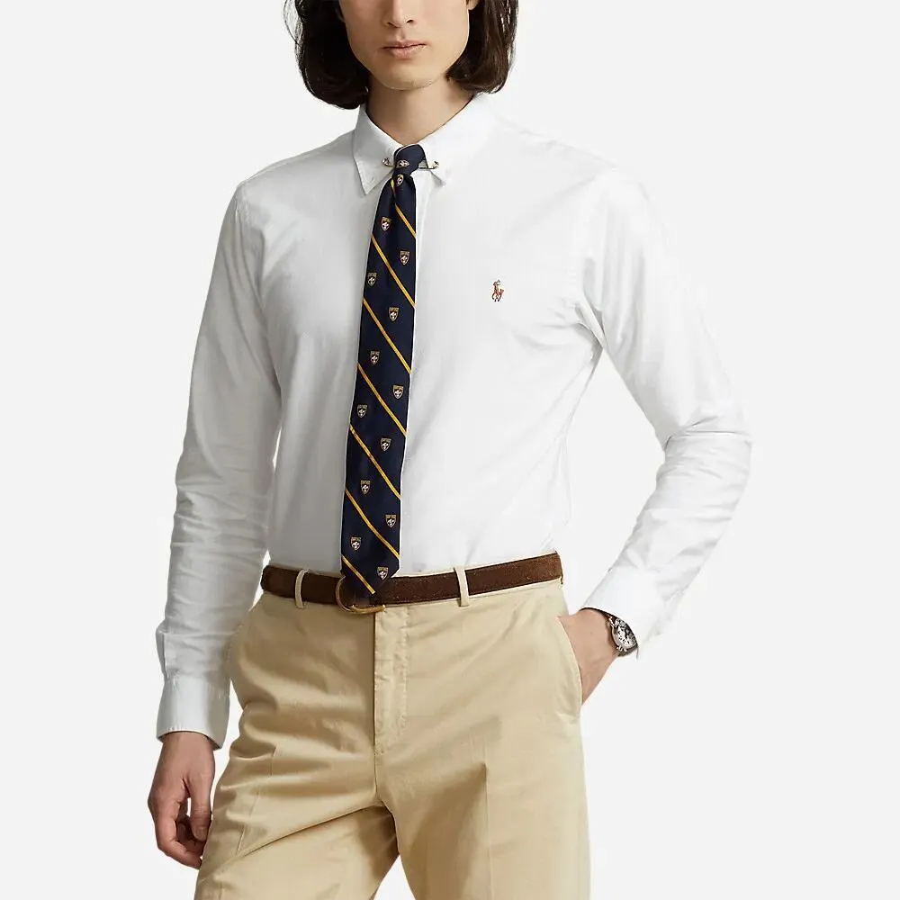 Custom Fit Oxford Shirt - White