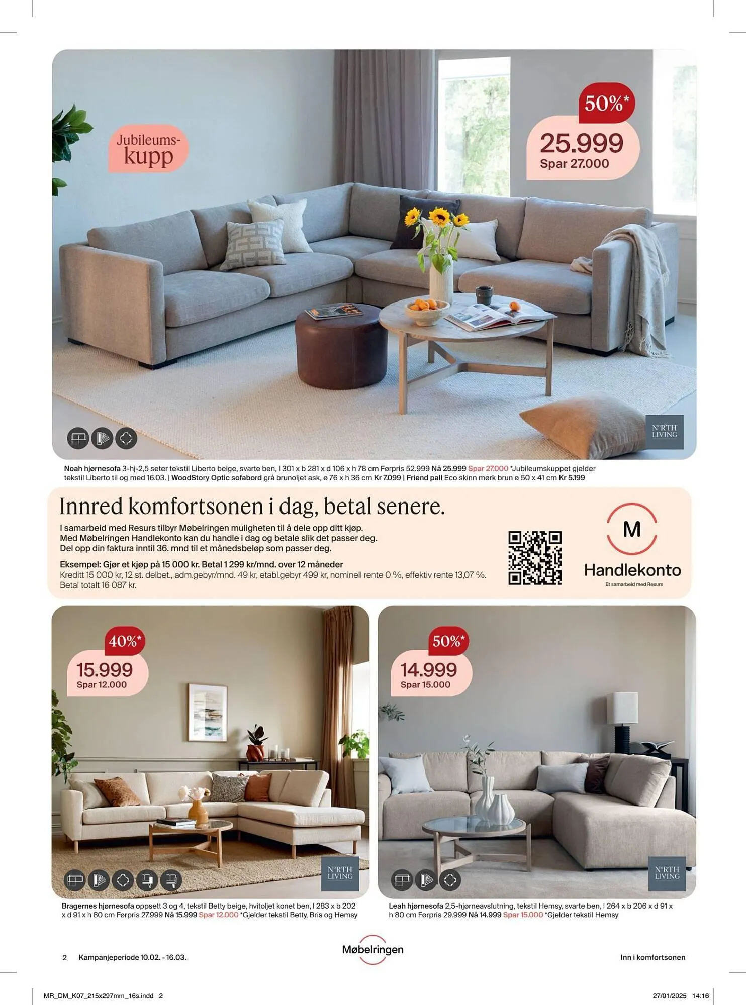 Møbelringen Kundeavis fra 9. februar til 16. mars 2025 - kundeavisside 2