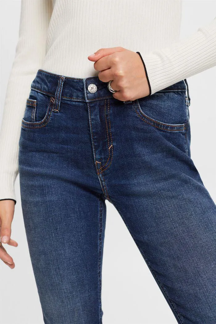 Mid-Rise Slim Jeans