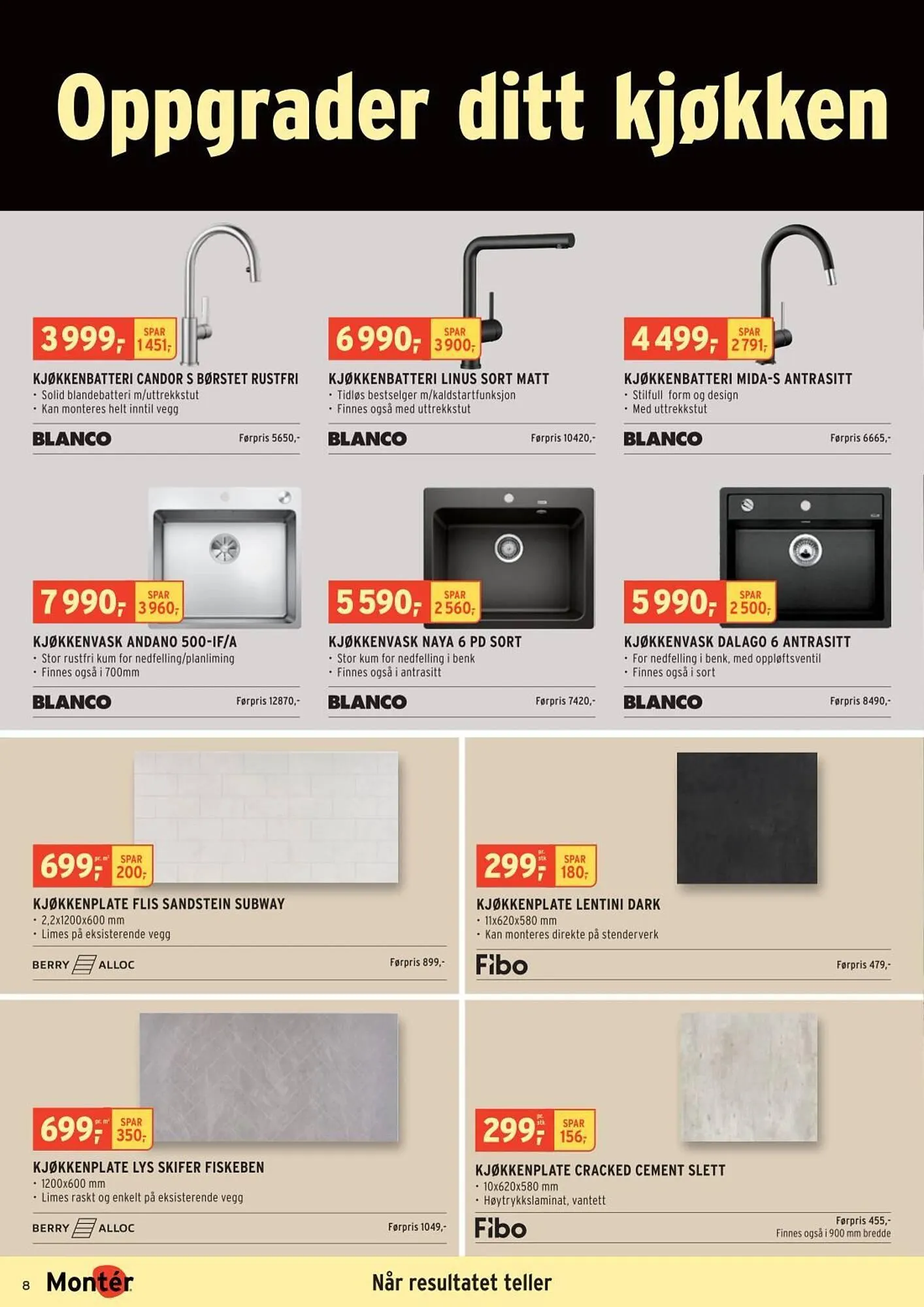 Montér Kundeavis fra 3. mars til 22. mars 2025 - kundeavisside 8