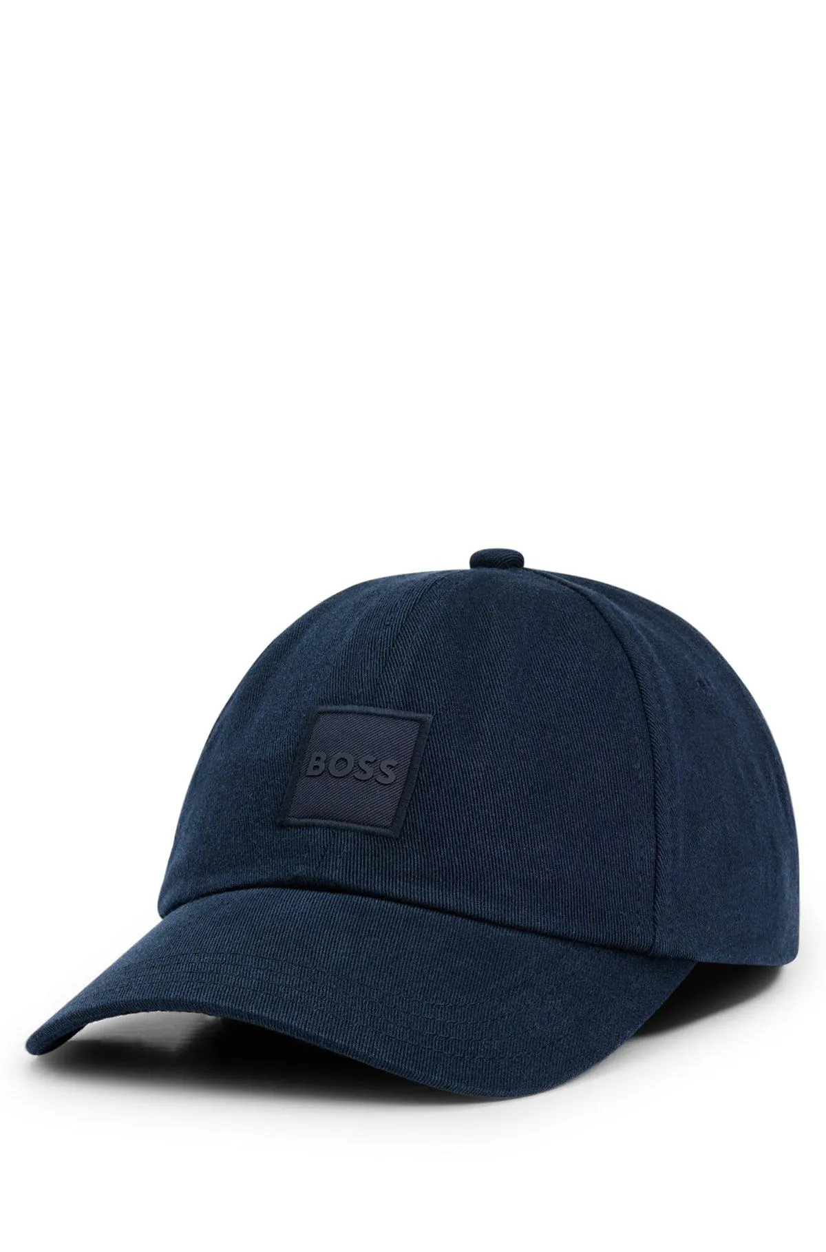 Cotton-twill cap with tonal logo patch