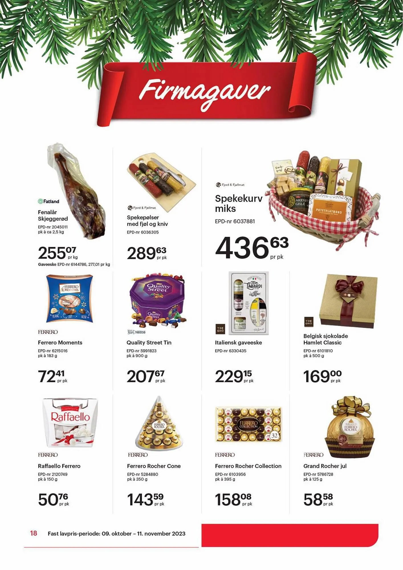 Storcash Kundeavis fra 9. oktober til 11. november 2023 - kundeavisside 18