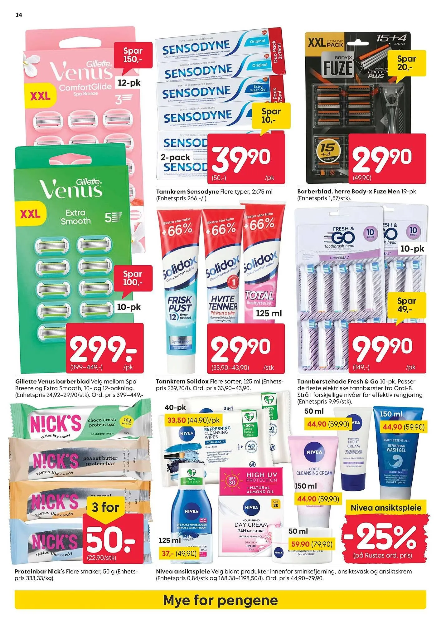 Rusta kundeavis fra 30. mars til 4. april 2026 - kundeavisside 14