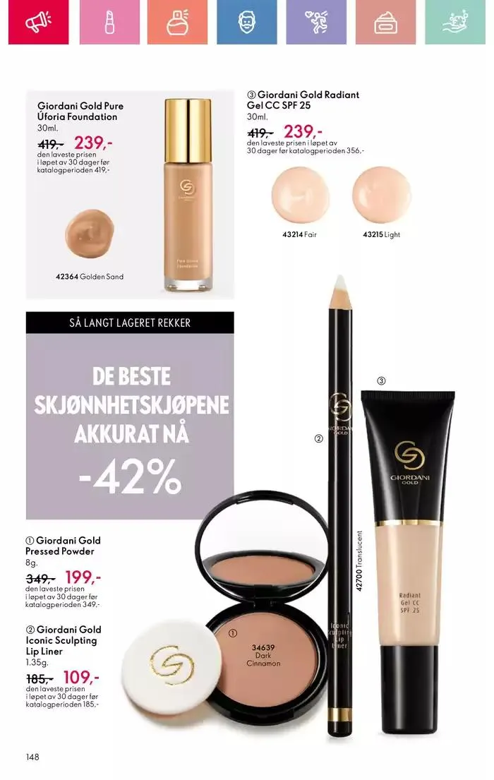 ORIFLAME Kundeavis fra 4. februar til 18. februar 2025 - kundeavisside 148