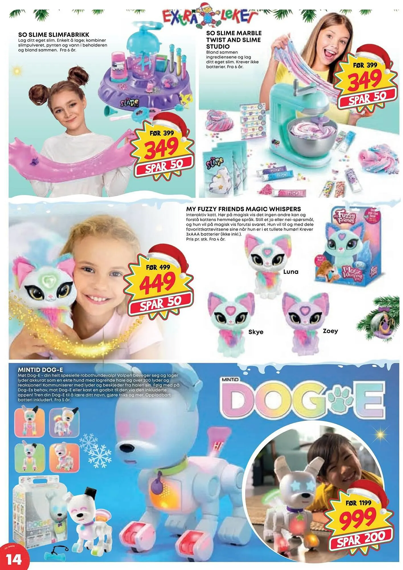 Extra Leker Kundeavis fra 14. november til 24. desember 2023 - kundeavisside 14