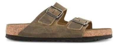 Birkenstock Arizona Soft Sandal Regular Faded Khaki Brun 1019313
