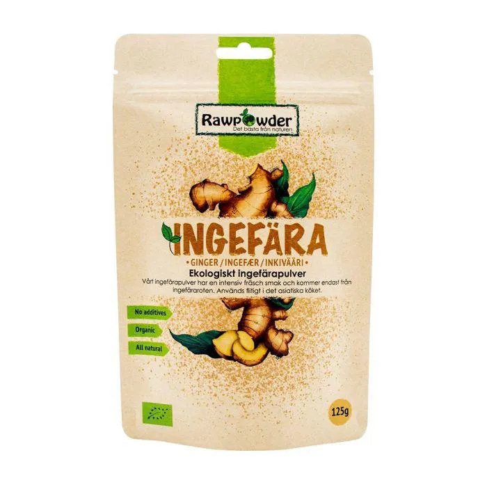 Rawpowder Ingefærpulver