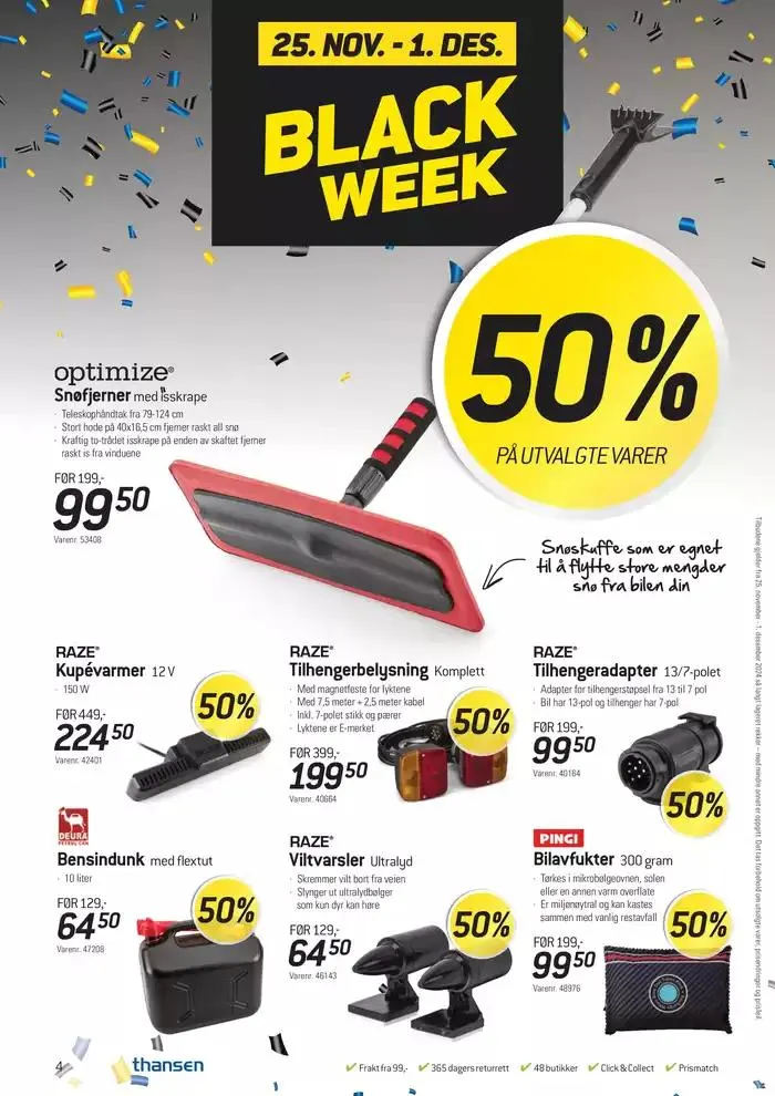 Aktuelle tilbud og kampanjer fra 25. november til 1. desember 2024 - kundeavisside 4