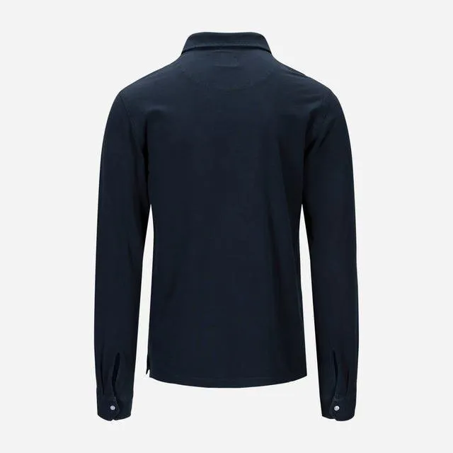 Cris Polo Long Sleeve - Navy