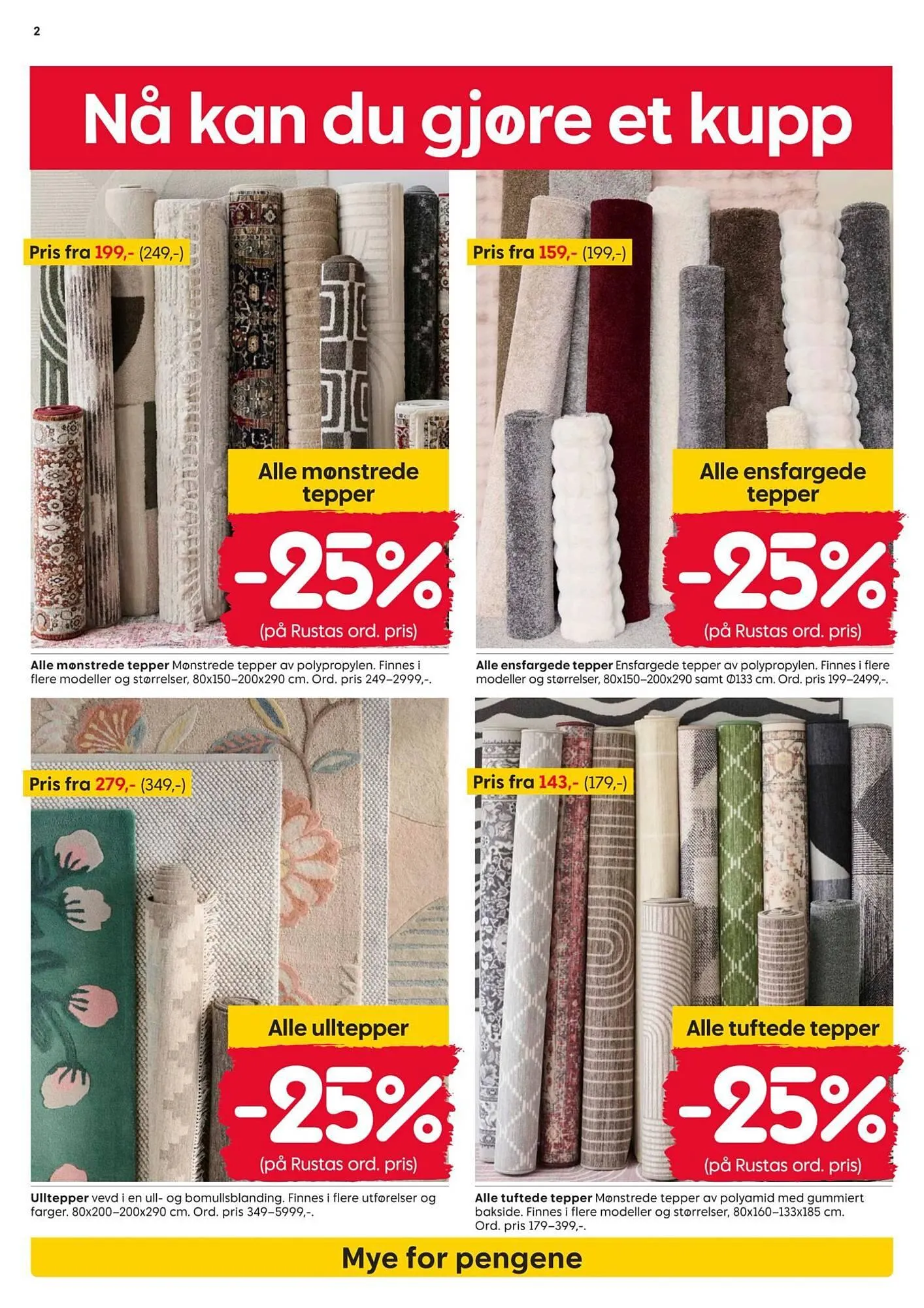 Rusta kundeavis fra 2. mars til 8. mars 2026 - kundeavisside 2